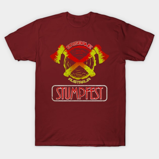 Stumpfest Axe Retro T-Shirt by Mysimplicity.art